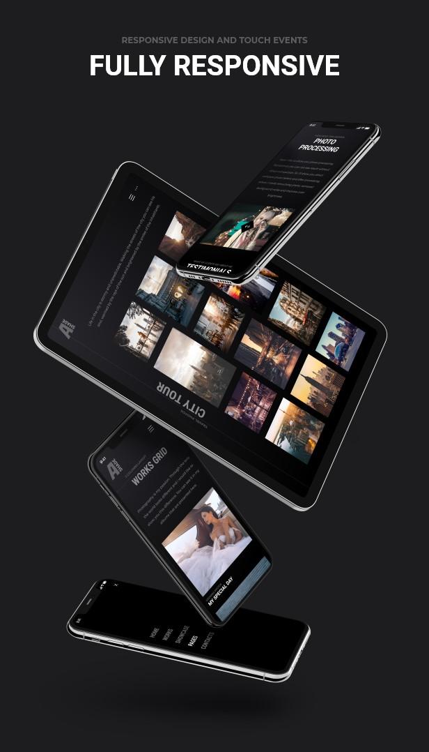 WordPress主题Ashade摄影展示 图片展示主题