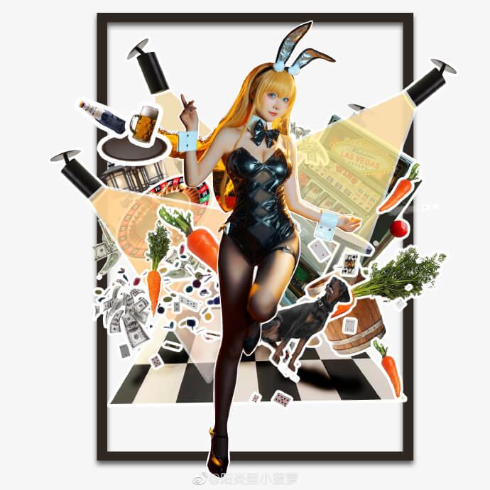 【COS正片】碧蓝航线5周年 北卡罗来纳兔女郎cos cn菠萝