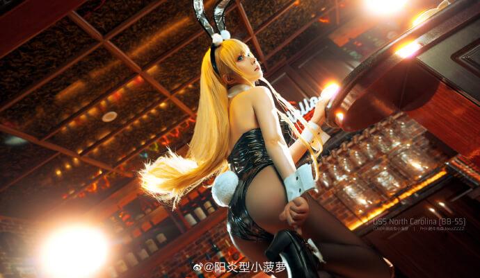 【COS正片】碧蓝航线5周年 北卡罗来纳兔女郎cos cn菠萝