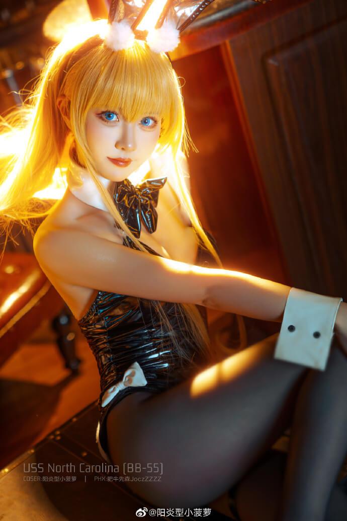 【COS正片】碧蓝航线5周年 北卡罗来纳兔女郎cos cn菠萝