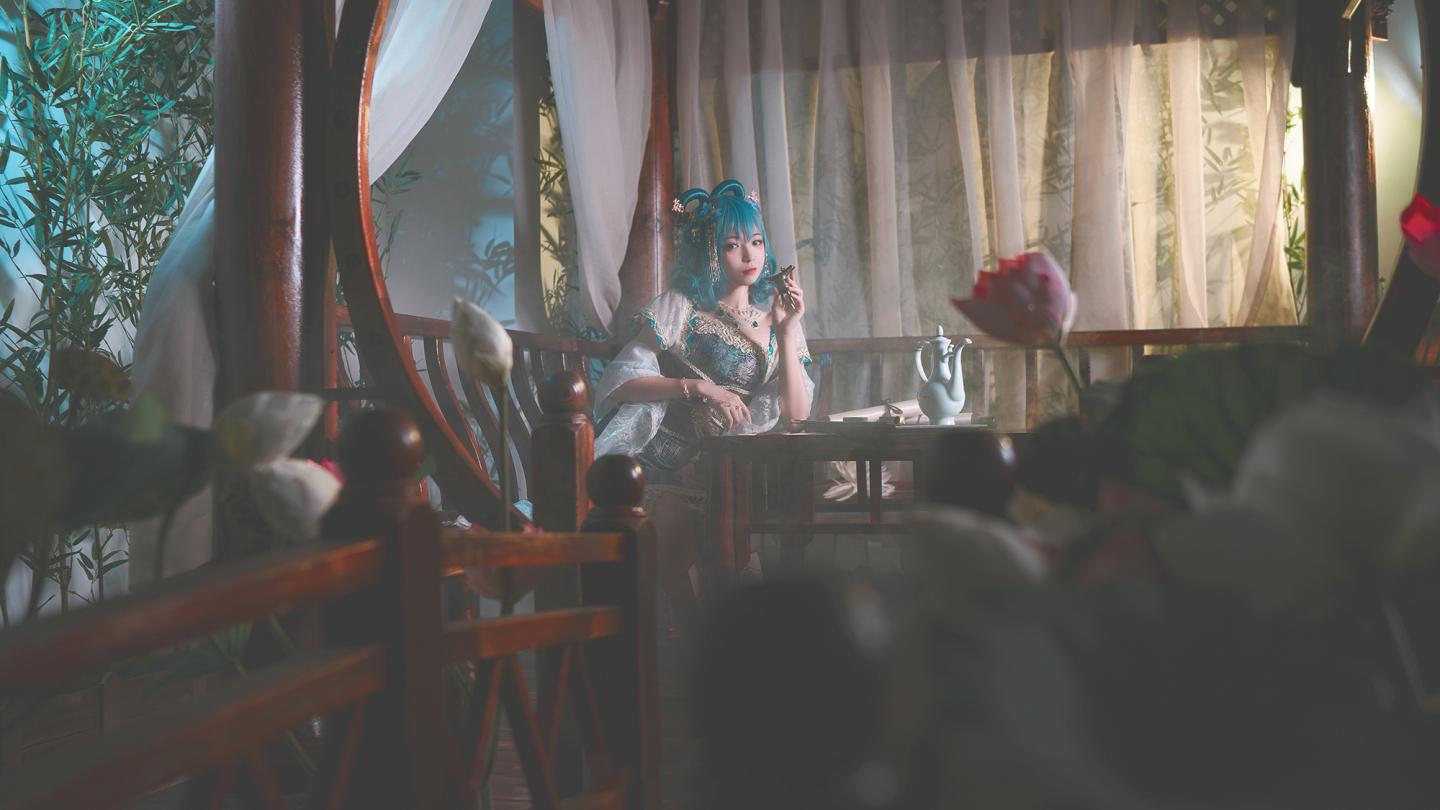 《东方project》霍青娥cosplay