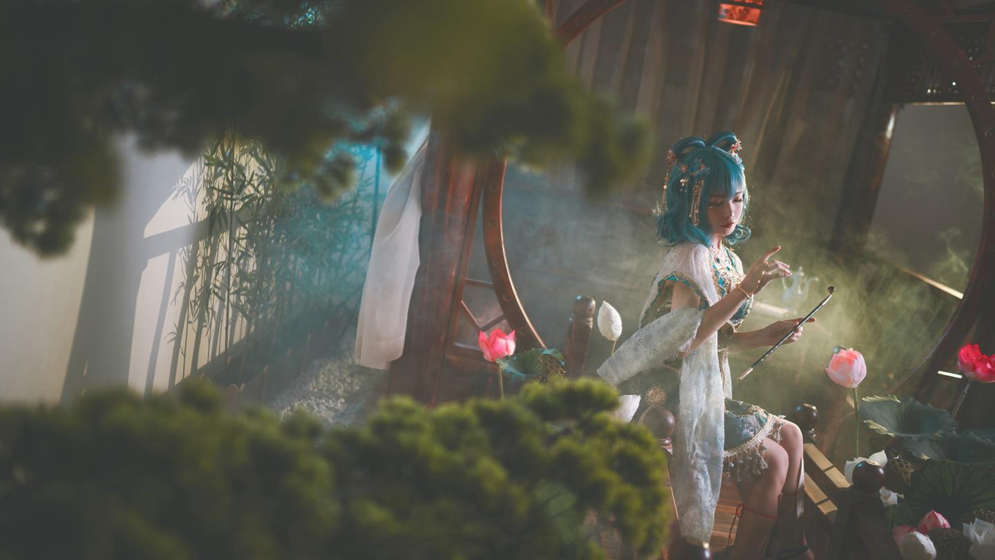 《东方project》霍青娥cosplay
