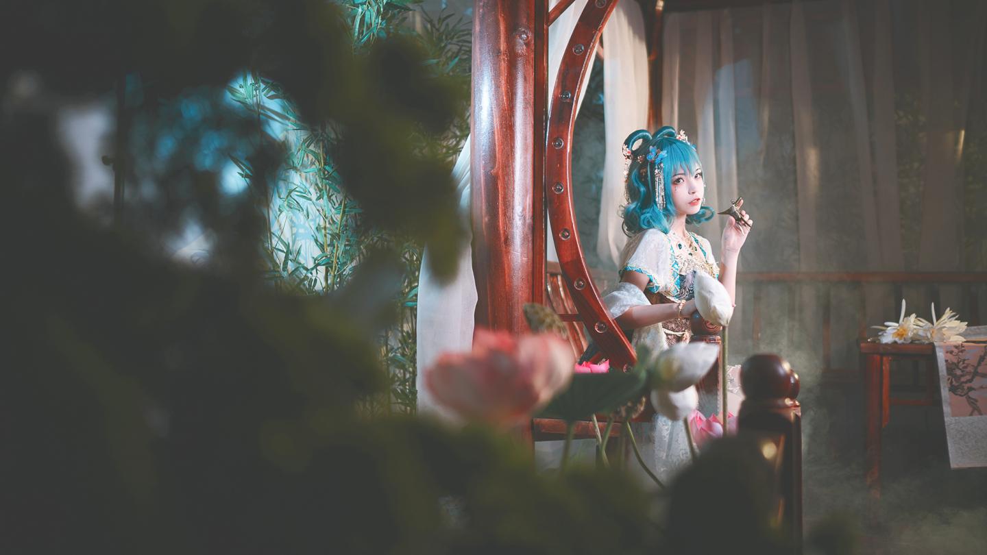 《东方project》霍青娥cosplay